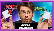 Fake vs Real iphone Charger Adaptor | Apple 20w Type C Charger Fake Vs Original Review |