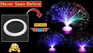 Amazing Colour Lamp With Fiber Optic Cables | Home Decor 2023 | UFO Flying Saucer Led Centerpiece