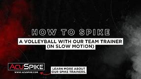 How to Spike a Volleyball (in Slow Motion)
