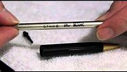 How to Refill a Mont Blanc Mechanical Pencil