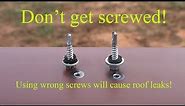 Self tapping screw comparison - Episode 63 Texas Barndominiums