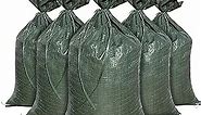 Sandbaggy - Heavy Duty Empty Sandbags For Flooding (14" X 26") - Poly Sand Bags For Flood Barrier, Weight, Construction, Earth Bag Homes - Reusable, UV Resistant - Tie Strings Attached (10 Bags)