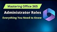 Administrator roles in Office 365 | Assign custom roles to users