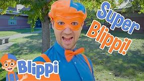 Blippi's Halloween Costume | Super Blippi! | Halloween Videos For Kids