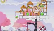 Iphone gameplay of "Angry birds seasons free"