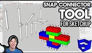 EASY OBJECT ASSEMBLY with The Snap Connector Extension for SketchUp