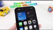 Customize Dynamic Island on iPhone 14 Pro and Max - CUSTOM WALLPAPER iPHONE 14