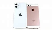 iPhone 12 Mini Size vs iPhone SE