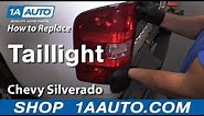How to Replace Taillight 07-13 Chevy Silverado