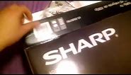 Sharp 32" 1080p HDTV unboxing (Best buy)
