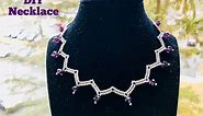 Herringbone stitch Necklace Simple 💞Beaded Necklace