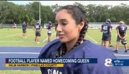 Palm Harbor football player named homecoming queen