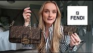 FENDI BAGUETTE JACQUARD FF FABRIC BAG, STRAP YOU CHAIN & MICRO TRIFOLD WALLET | UNBOXING & REVIEW