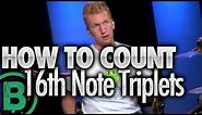 How To Count 16th Note Triplets - Beginner Drum Lessons