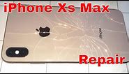 How to iPhone Xs max back glass replacement repair