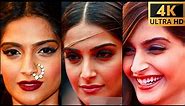 Sonam Kapoor Close Up Face & Lips 4K | Sonam Kapoor Vertical Edit 4K | Dream Fann