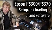 Setting up the Epson SC-P5300 [P5370] 17 inch A2 pigment ink printer. Roll and sheet paper