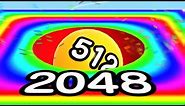 Ball Run 2048 — 512 Ball on 2048 Tile!