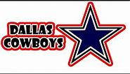 Dallas Cowboys Coloring Pages For Kids | How To Draw Dallas Cowboys Drawing Easy Step By Step
