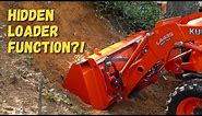 Hidden Front End Loader Function? Tractor tips and tricks. Kubota B2601. MCG video #29