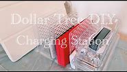 Dollar Tree DIY Charging Station and Organizer for Cell Phones Tablets and More - Easy for $5