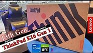 Lenovo ThinkPad E16 Gen 1 Core i7 13th Gen Unboxing & Review