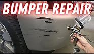 H ow to REPAIR AND PAINT your bumper like a PRO!