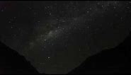 The Milky Way in a live video from Atacama desert