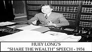 Huey Long's "Share the Wealth" (1934) - Historic Newsreels