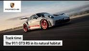 On track in the new Porsche 911 GT3 RS