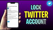How To LOCK Twitter Account (2023 Update!)