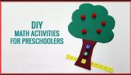 DIY | Math Activities For Preschoolers