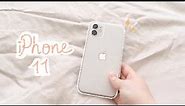 iPhone 11 unboxing + cute phone cases!