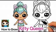 How to Draw Kitty Queen | LOL Surprise Doll