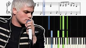 My Chemical Romance - Welcome To The Black Parade - EASY Piano Tutorial + SHEETS
