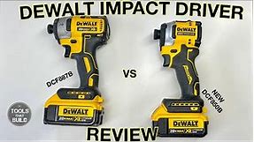 Dewalt’s New Compact Impact Driver Drill Review // DCF850 Compared To DCF887