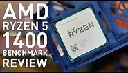 Ryzen 5 1400 Review: AMD R5 1400 vs. Intel i5-7400