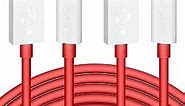 Jelanry OnePlus 8 Pro Warp Charging Cable, 6FT USB Type C Cable for OnePlus 6T Dash Charging Cable Rapid Data Syncing Fast Charger Cable for OnePlus Open 12 12R 11 10 Pro 8 7T Pro 7 6 5T 3T Red 2Pack