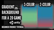 How to create a Gradient Sky Background for a 2D game in Unity (Shader Graph)