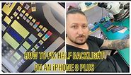 BASIC REPAIRS - HOW TO DIAGNOSE AND FIX iPHONE 8 PLUS HALF BACKLIGHT STEP BY STEP - TUTORIAL