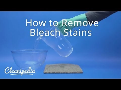 How to Remove Bleach Stains | Cleanipedia