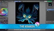 The Kraken: Game Creature Art Process with 2dGameArtGuru
