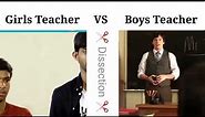 Girls teacher vs boys teacher || Girls savage reply vs boys savage reply @FunnyDissection