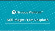 How to add Unsplash pictures in Nimbus