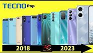 Evolution of Tecno Pop Series 2018-2023 | Tecno Evolution