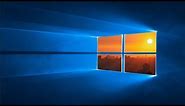 How to customize Windows 10 desktop background