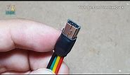 Build mini USB cable