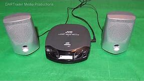 A look at the JVC Portable CD Player XL-P23BK.