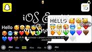 iPhone Emojis on Snapchat - With zFont 3 Tutorial (iOS 15 Emojis)