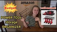 Power Tool Storage Organizer On A Budget, Wall Mount | Install | Review